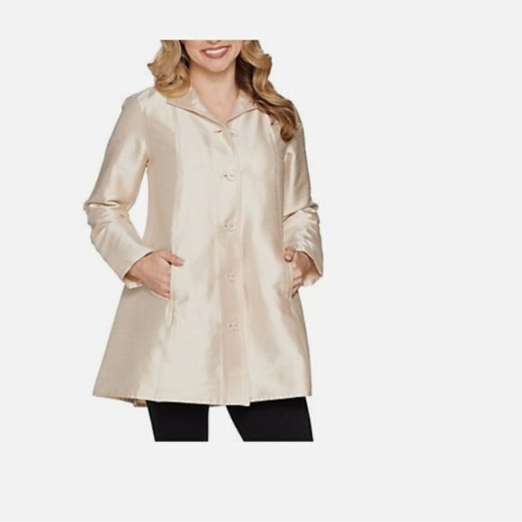 Linea By Louis Dell'Olio Blush Pink Wing Collar Swing Topper Size 3X - Picture 4 of 9